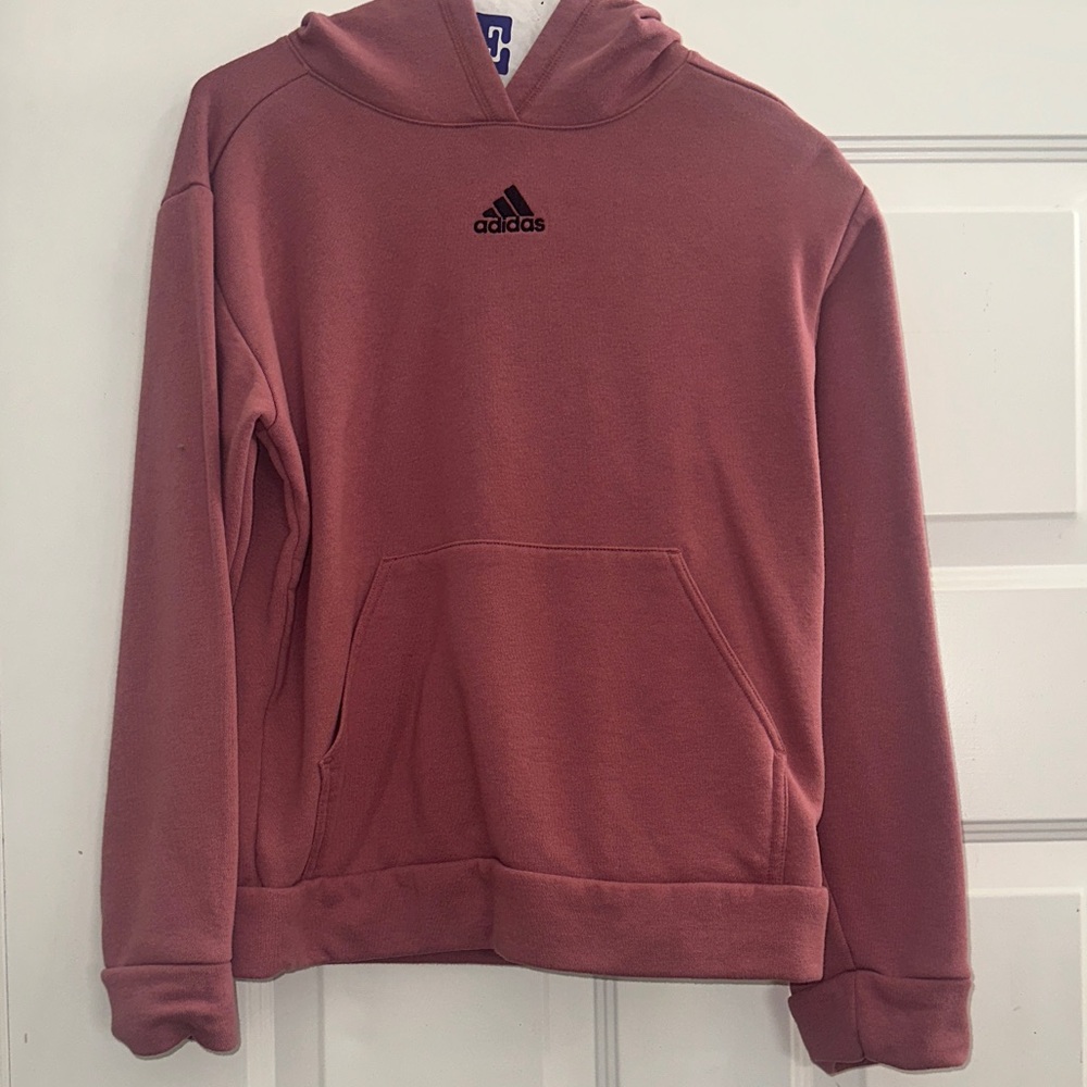 Adidas Boys Logo Hoodie Size Medium US 10/12
